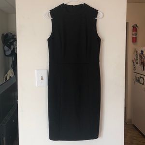 A-line Dress w/ High Neckline